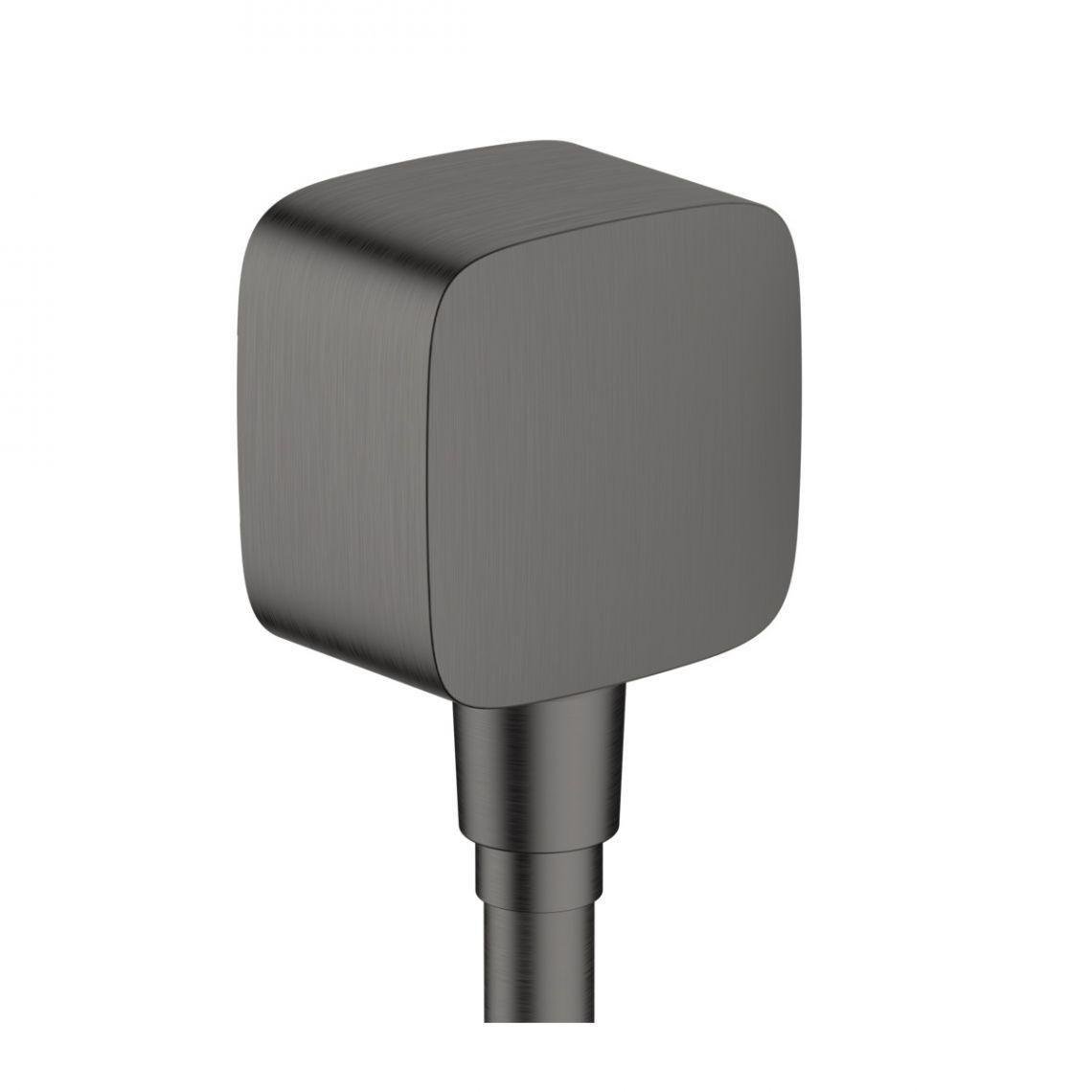 Шланговое соединение Hansgrohe FixFit E с обратным клапаном Brushed Black Chrome (26457340)