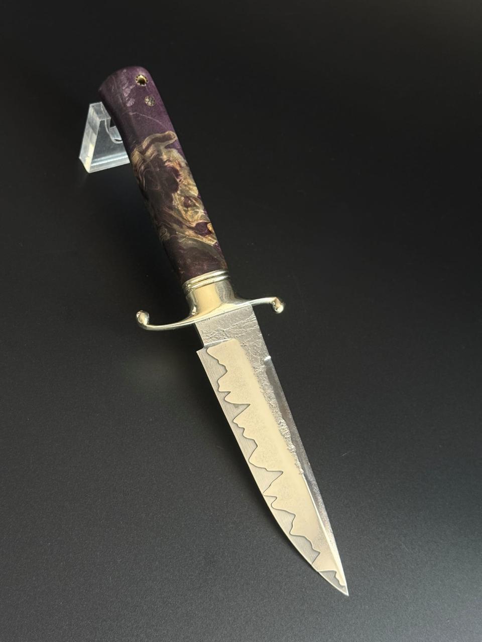 Нож финка сталь Gorillas BBQ ламинат м398 с 95х18 (KN197) - фото 9