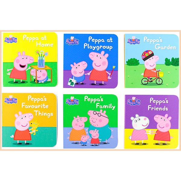 Книга Ladybird "Peppa Pig: Little Library 6 Board Book" (ISBN:9781409303183) - фото 4