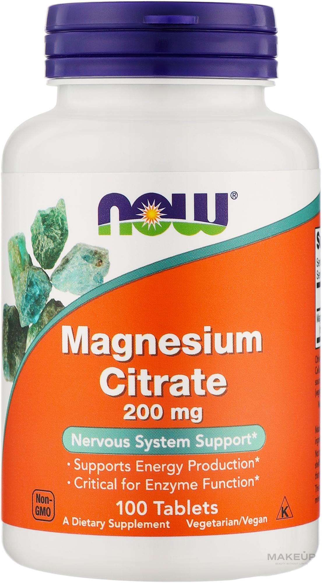 Минерал Magnesium Citrate 200 мг/100 таблеток