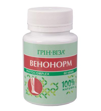 Таблетки для судин Green-Visa Венонорм 60 капс. (03/003)