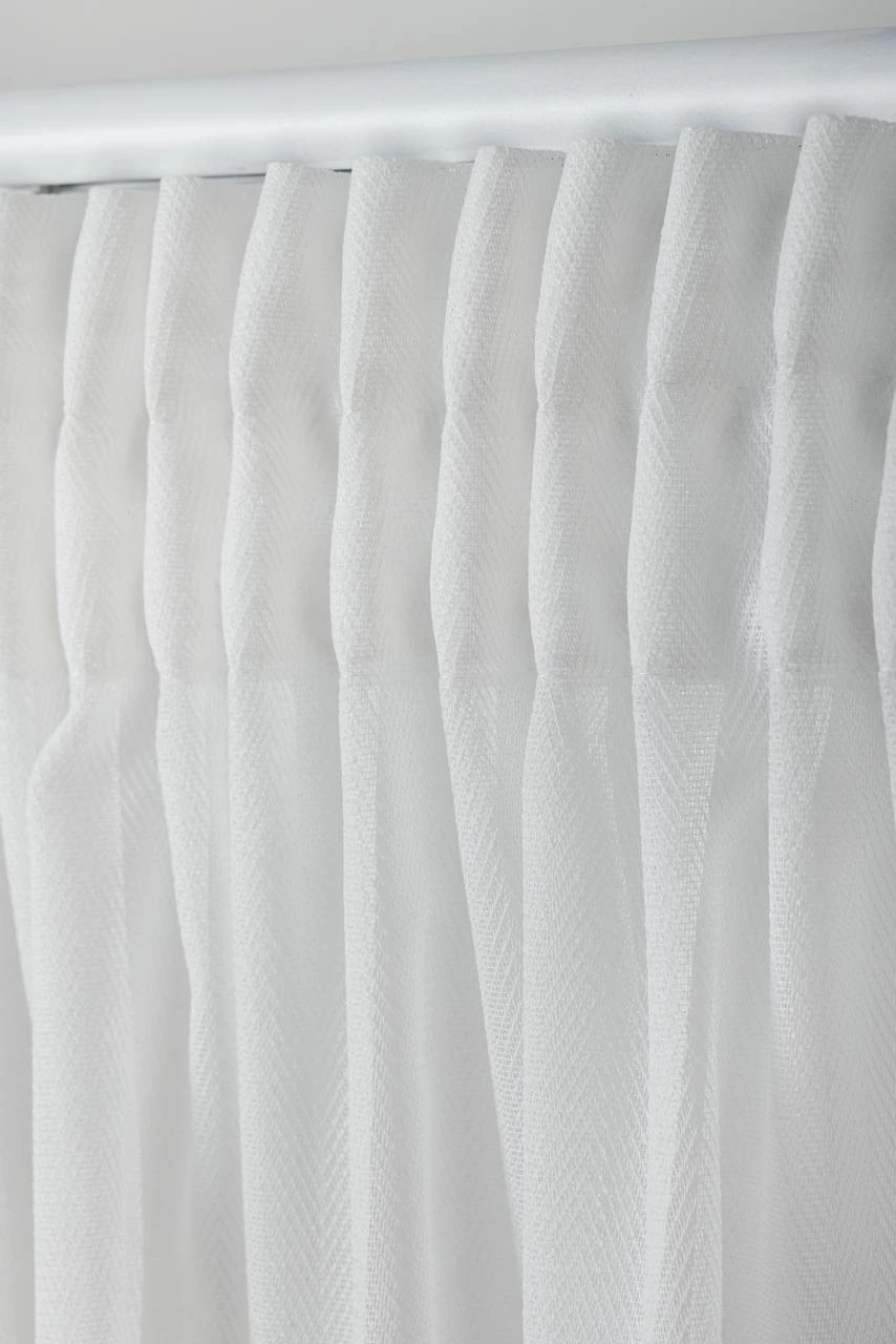 Тюль HYGG твид 3,5х2,5-3 м Светло-серый (124792)