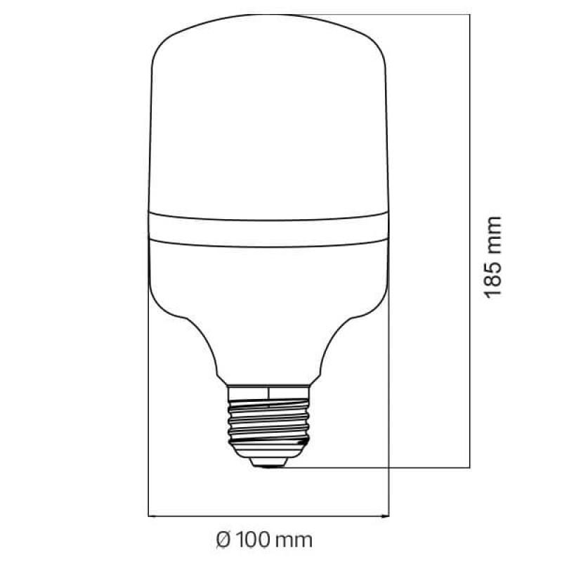 Лампа світлодіодна промислова Horoz ElectricTORCH-30 30W 6400K E27 - фото 3