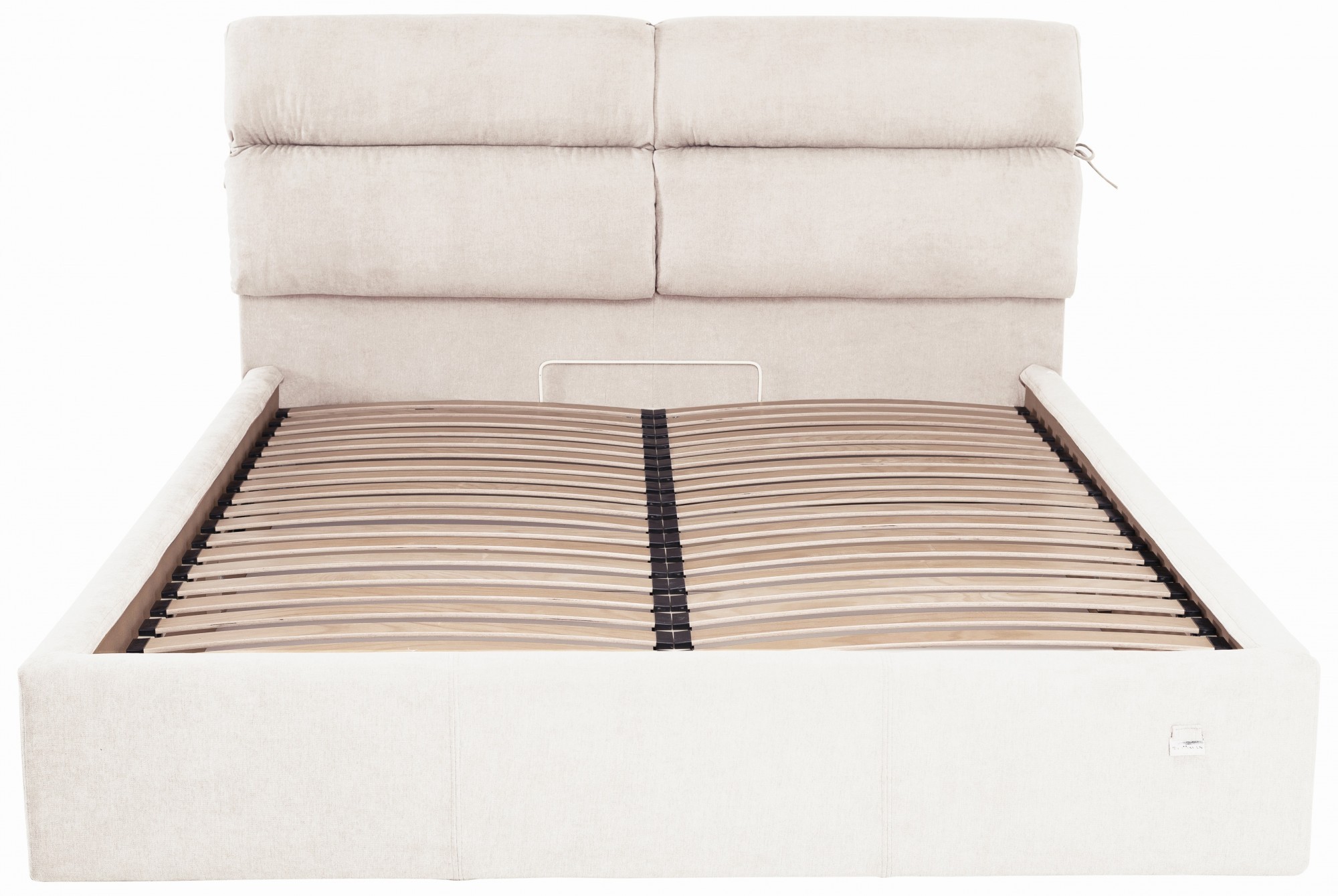 Кровать с подъемным механизмом двуспальная Edinburgh Comfort Мисти Milk 160х200 см Бежевый