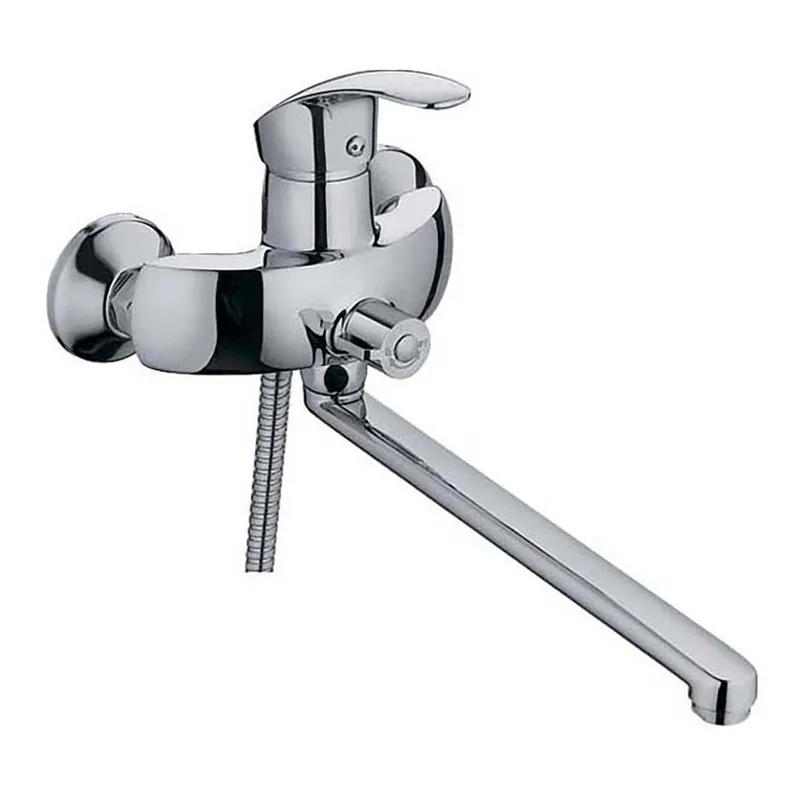 Смеситель для ванны Haiba Maxx 006 из латуни Стальной (HB0281) Смеситель для ванны Haiba Maxx 006 из латуни Стальной (HB0281)