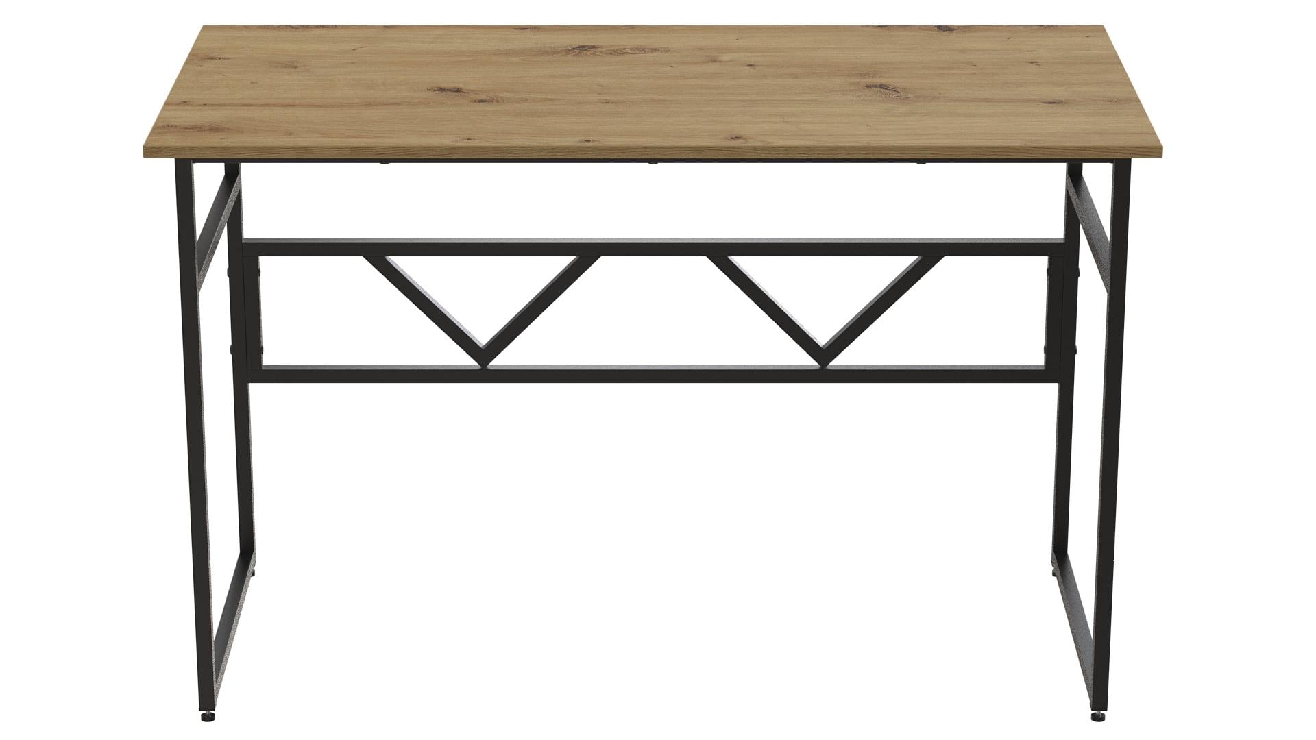 Комп'ютерний стіл Ferrum-decor РаянДСП 16 мм 75x100x70 см Чорний/Дуб Артизан (FRD-107070)