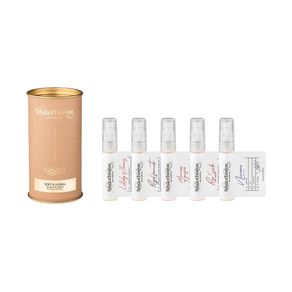 Набір мініатюр парфумованої води Bibliotheque de Parfum Discovery Set Soft & Floral 5 шт. 3 мл (УН000031965)