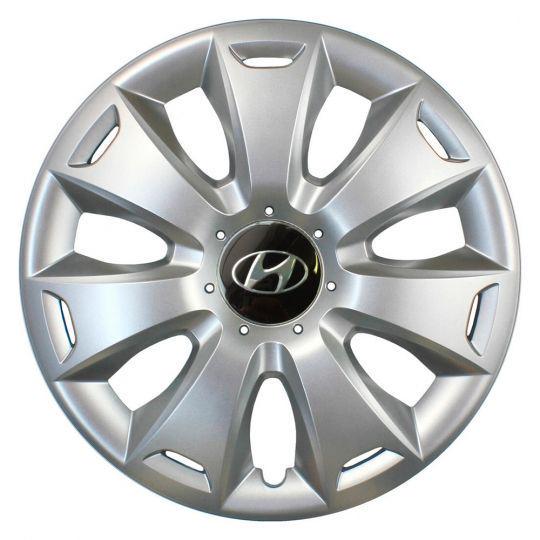 Автомобильные колпаки SKS 417 R16 с логотипом Hyundai 4 шт. Серебристый Автомобильные колпаки SKS 417 R16 с логотипом Hyundai 4 шт. Серебристый