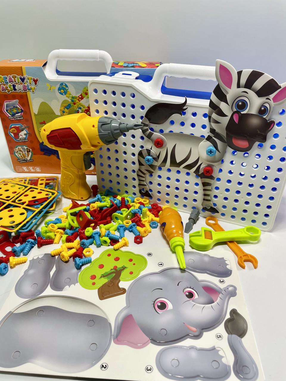 Мозаика 021 А 36/2 электрический шуруповерт/отвертка/гаечный ключ в коробке