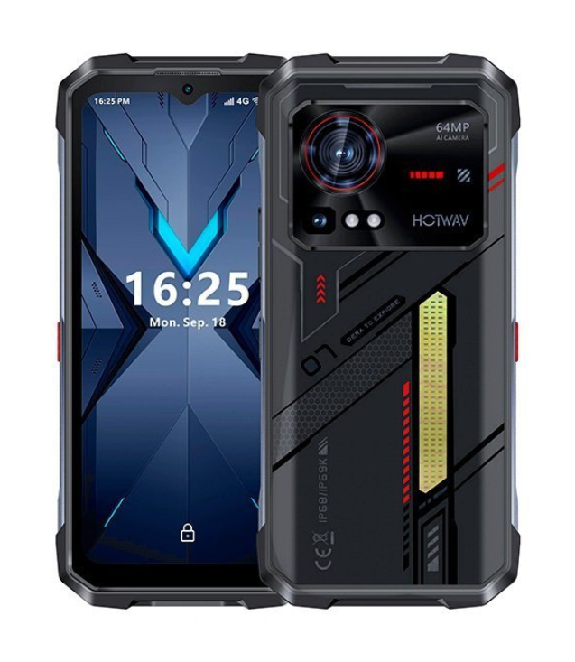 Смартфон Hotwav Hyper 7 8/256 Гб 5G/NFC/IP69K Black (25763161) - фото 1 Смартфон Hotwav Hyper 7 8/256 Гб 5G/NFC/IP69K Black (25763161) - фото 1