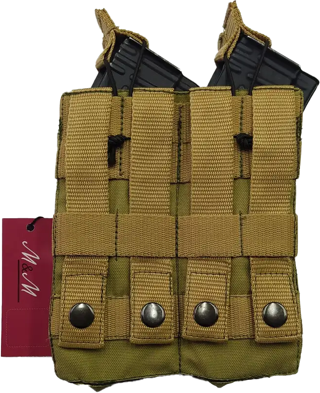 Подсумок М&М для магазинов АК или М16 4 шт. Койот (213405) - фото 6 Подсумок М&М для магазинов АК или М16 4 шт. Койот (213405) - фото 6