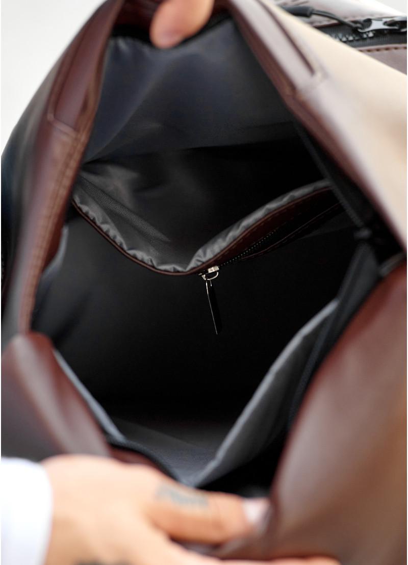 Рюкзак чоловічий Sambag Rene Double Шоколадний (15351011) - фото 10