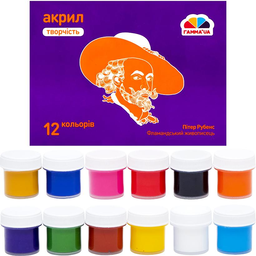 Акриловая краска 400504 20 мл 12 цветов (400504)