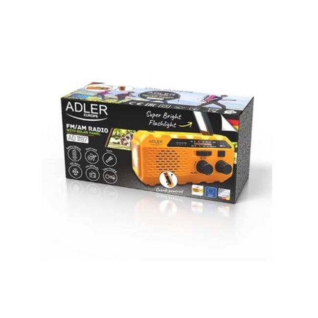 Радиоприемник Adler AD 1197 с фонариком и Power Bank Orange (iz14782) - фото 10