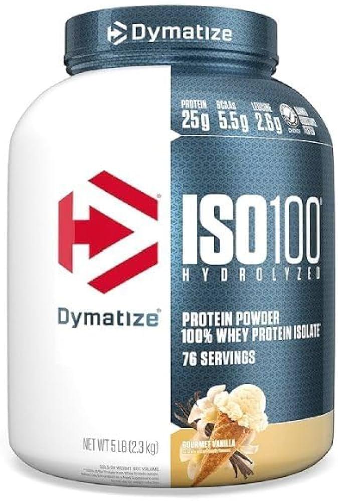Изолят сывороточного протеина Dymatize nutrition ISO 100 vanilla 2270 г