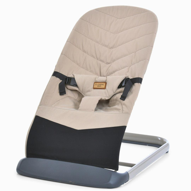 Дитячий шезлонг El Camino ME 1178 IZZY Taupe з режимом хитання з натурального льону Beige (2529761061) - фото 1 Дитячий шезлонг El Camino ME 1178 IZZY Taupe з режимом хитання з натурального льону Beige (2529761061) - фото 1