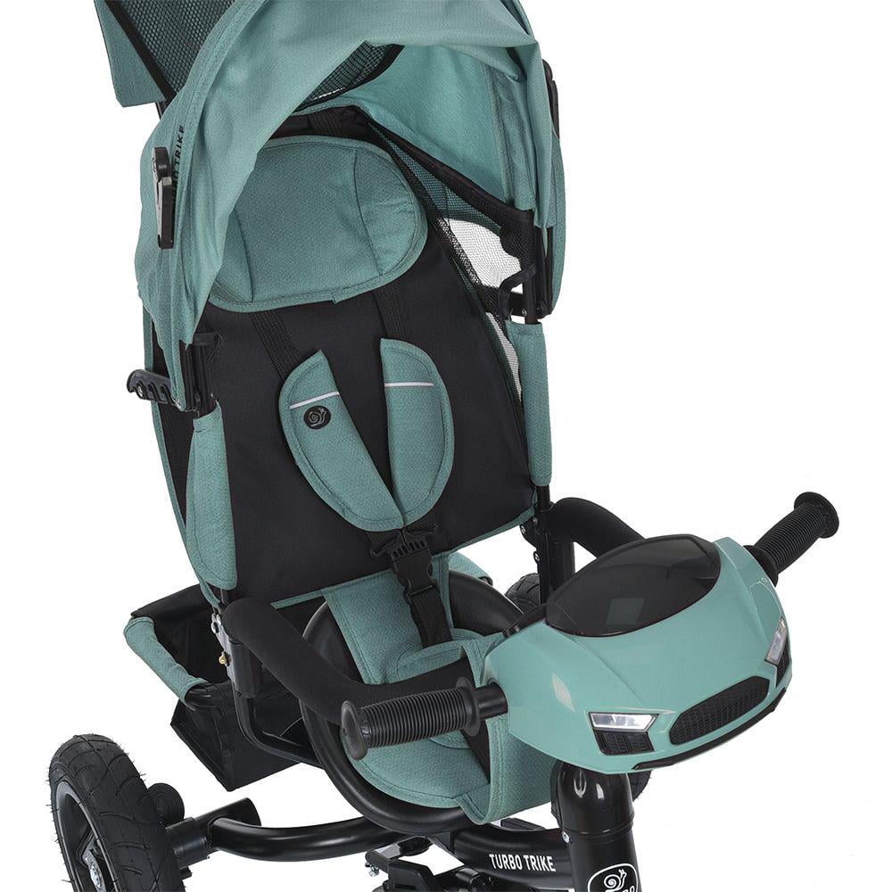 Детский велосипед трехколесный Turbo Trike MT 1006 резиновые колеса Мятный (723274574) - фото 4