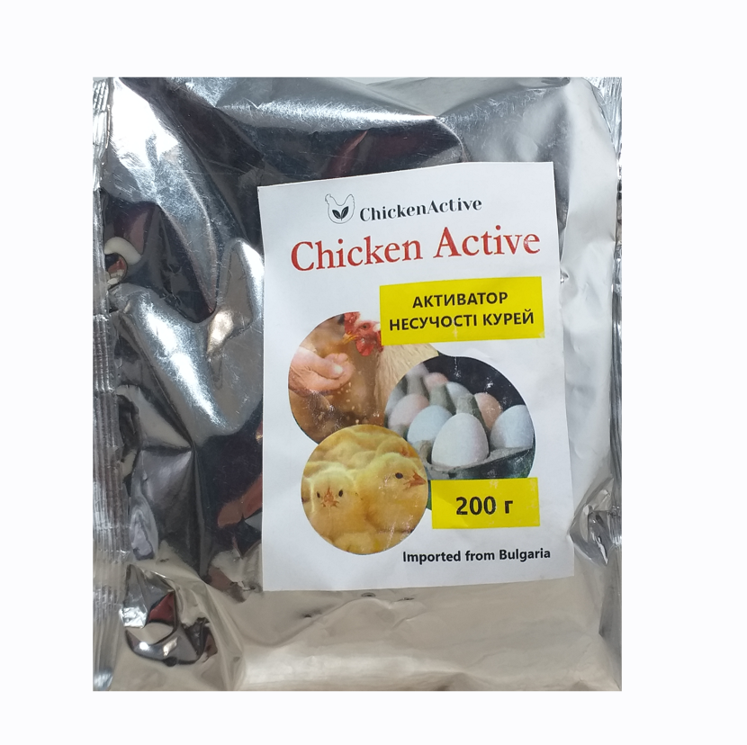 Активатор яйценоски для кур Chicken Active 200 г (X-1598) Активатор яйценоски для кур Chicken Active 200 г (X-1598)