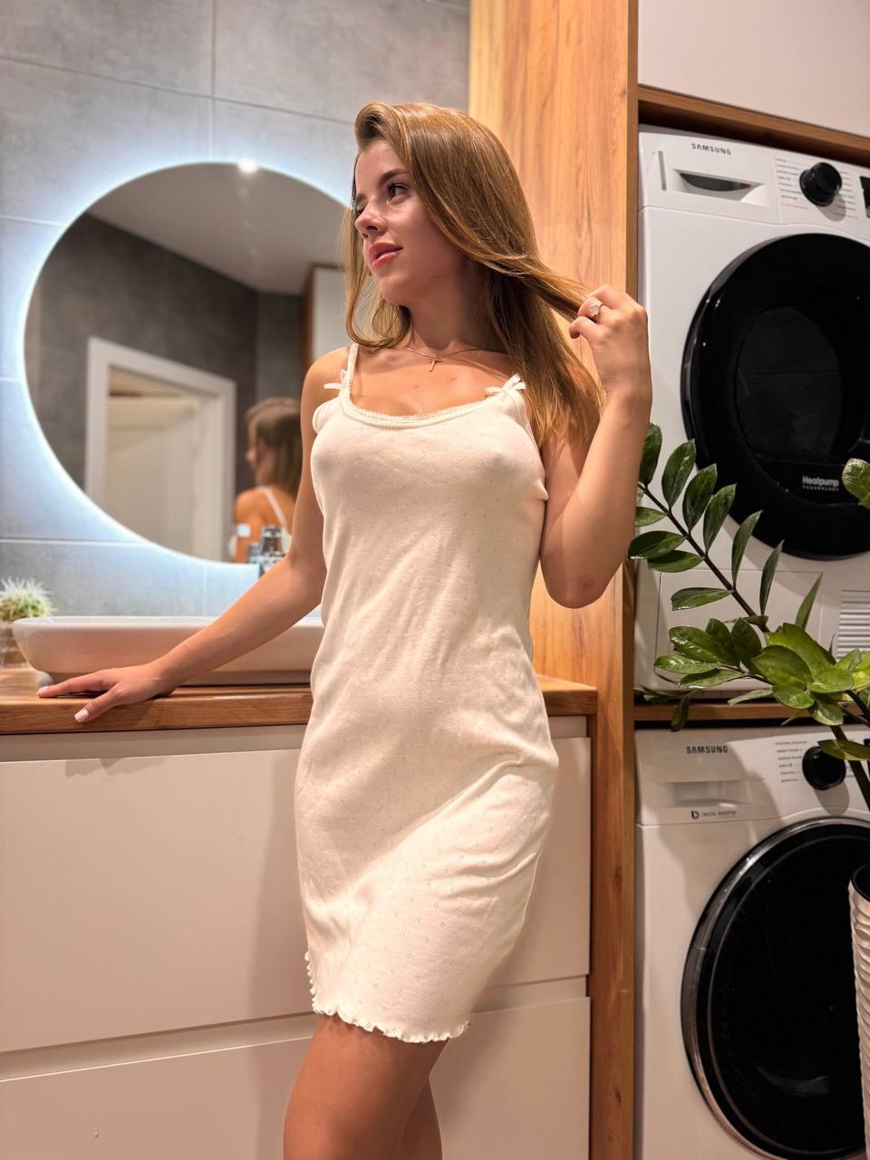 Піжама жіноча L Білий (Д-3-pizhama-001-03) - фото 3