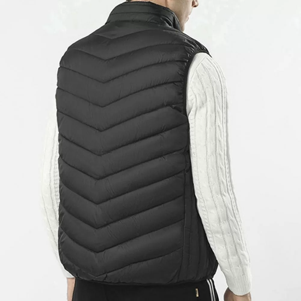 Жилет зігріваючий зимовий HeatFashion Electric Heating Vest 3XL Чорний - фото 2