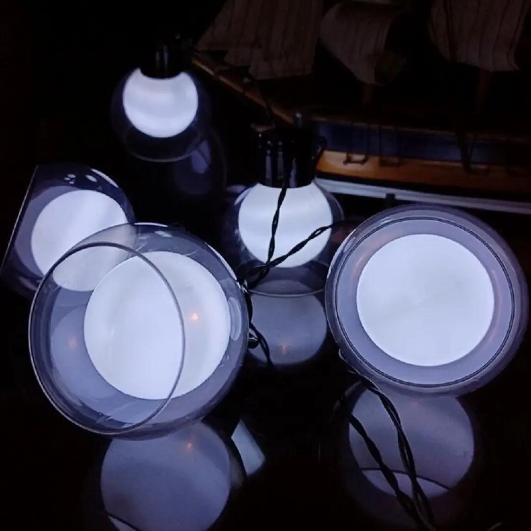 Гирлянда новогодний шар UKC RD-249 10 LED 200 LED 3x2 м Белый (3-5-15134)