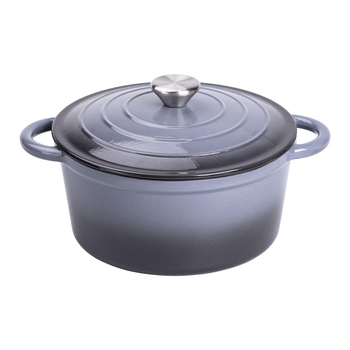 Набор чугунной посуды HP-1-5 для приготовления 3 кастрюли и сковорода с эмалированным покрытием Серый (7248) - фото 14 Набор чугунной посуды HP-1-5 для приготовления 3 кастрюли и сковорода с эмалированным покрытием Серый (7248) - фото 14