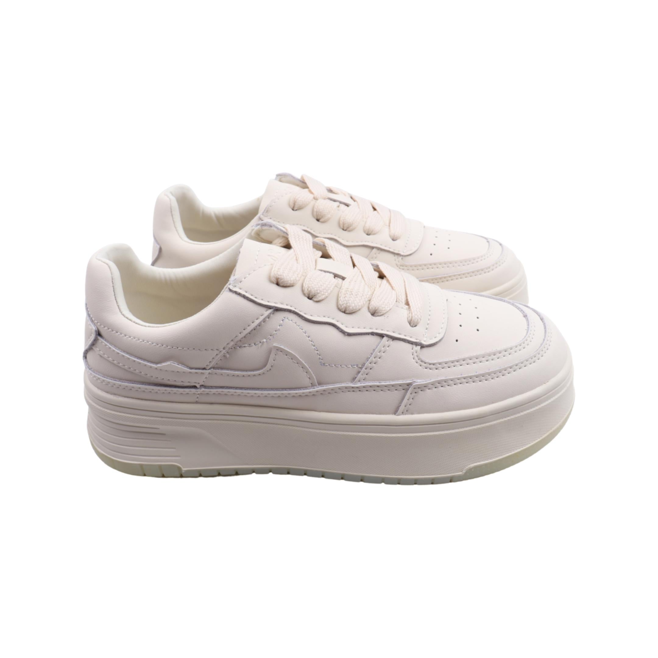 Кеды женские Melanda из кожи р. 36 Молочный (105-23DTS)