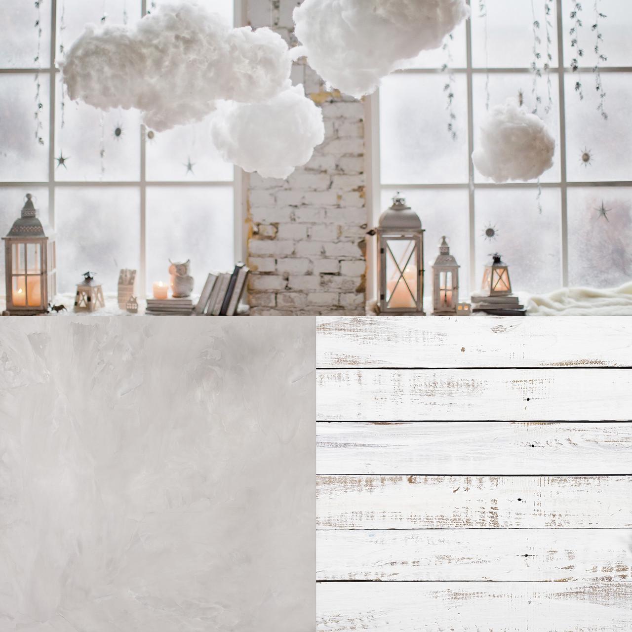 Фотофон вініловий кутовий 100x100 см Frontlit 450 г/м2 №58058 - фото 3