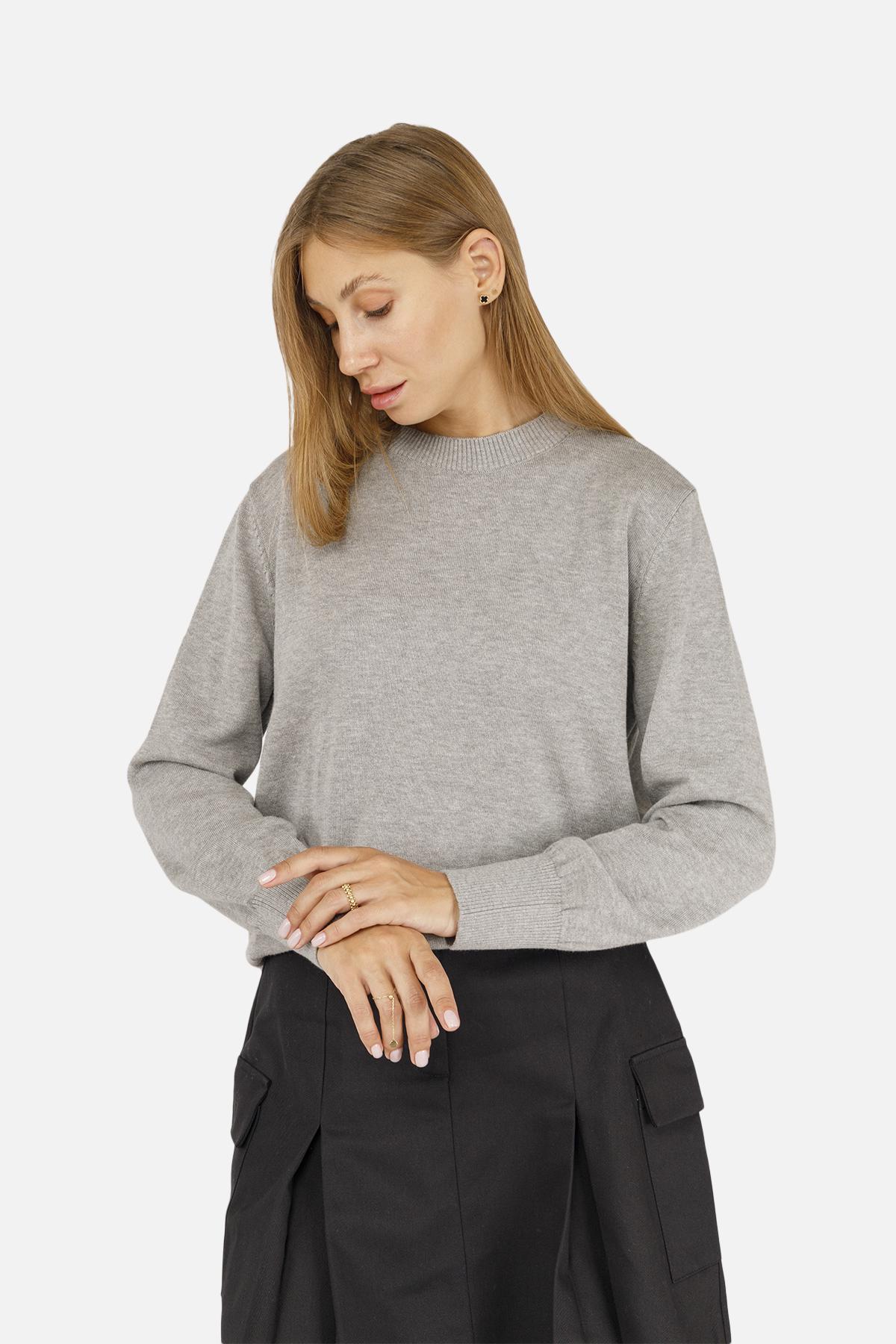 Джемпер жіночий р. 44 Сірий (SKT001008691) - фото 2 Джемпер жіночий р. 44 Сірий (SKT001008691) - фото 2