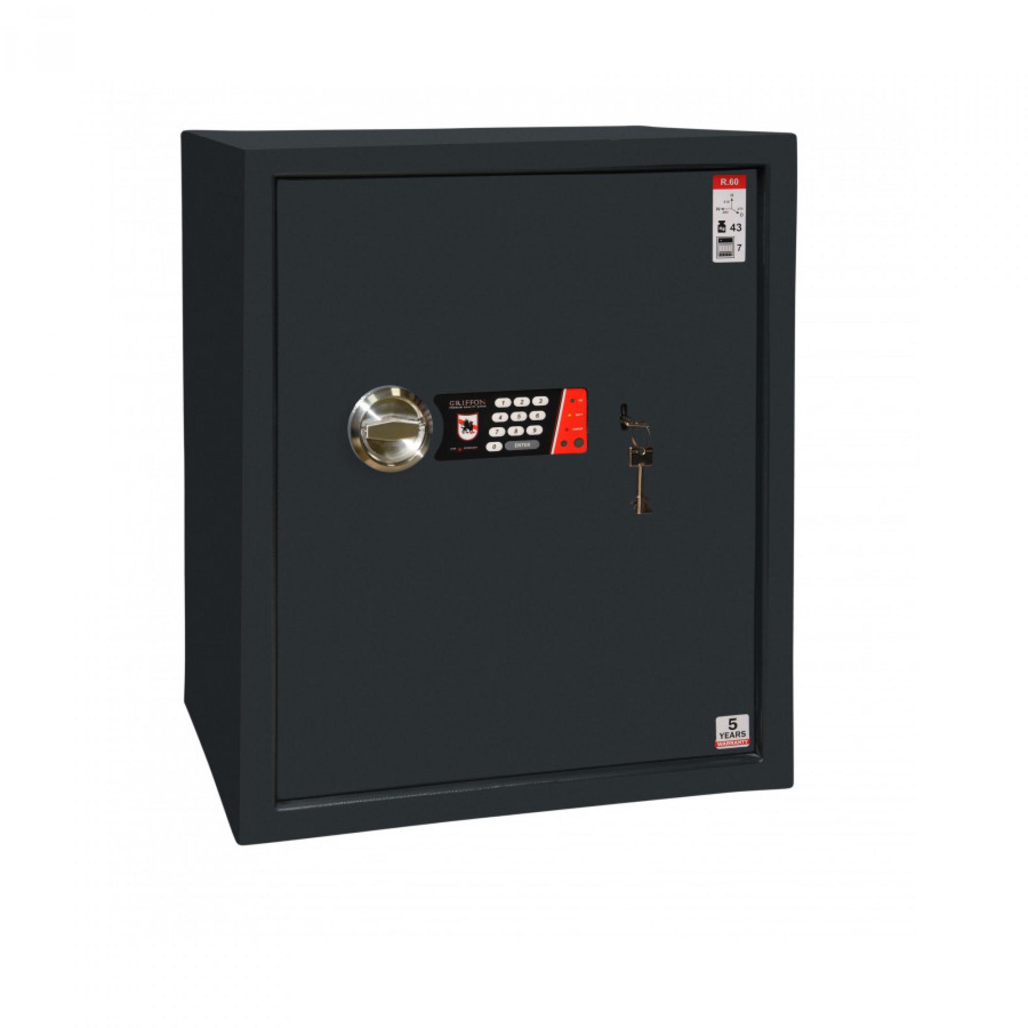 Сейф офисный Griffon R.60.K.E с дверью 5 мм (2-12-R.60.K.E)