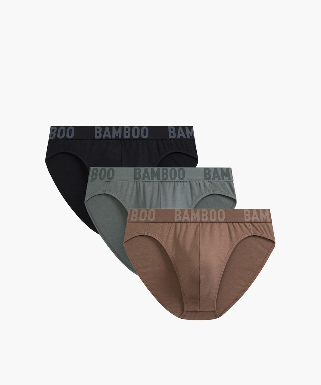 Набор мужских трусов-брифов Atlantic 3MP-199 бамбуковых L 3 шт. Черный/Хаки/Бежевый (27565592) Набор мужских трусов-брифов Atlantic 3MP-199 бамбуковых L 3 шт. Черный/Хаки/Бежевый (27565592)