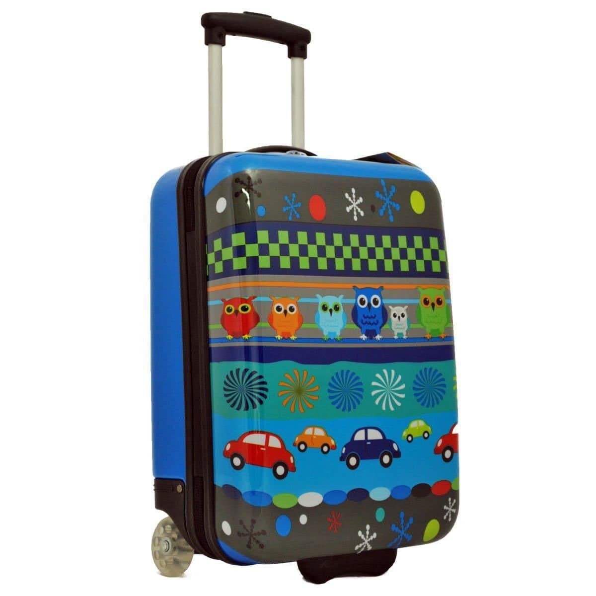 Чемодан детский маленький Madisson Snowball 65018H ABS-пластик S 49х32х20 см 25 л Синий