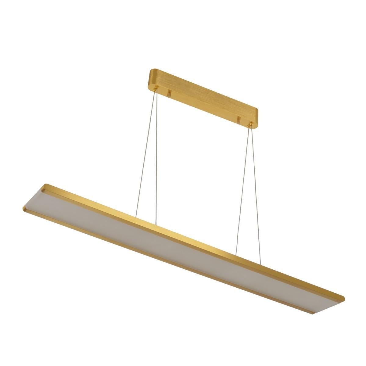 Люстра лофт подвесная светодиодная Brille BL-839S/50 W WW G для спальни