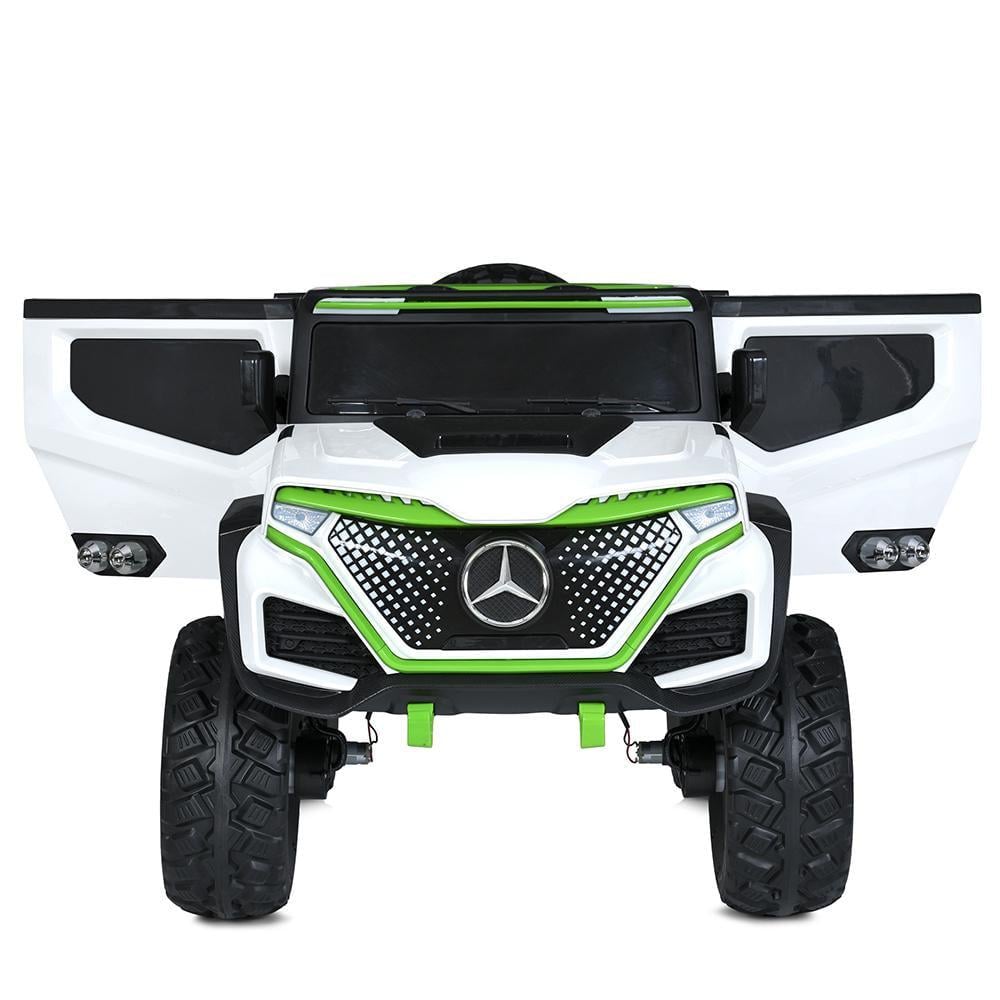 Дитячий електромобіль Bambi джип Mercedes M 5912EBLR Білий - фото 2 Дитячий електромобіль Bambi джип Mercedes M 5912EBLR Білий - фото 2