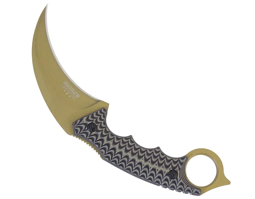 Нож боевой Master Cutlery M-Tech Extreme Karambit Tan армейский (MX-8140BN) - фото 3