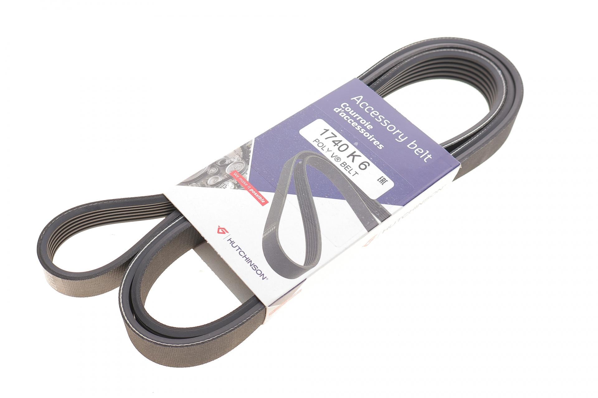 Ремінь генератора HUTCHINSON Peugeot Expert/Citroen Jumpy 1.9D/TD 96-/2.0HDI 00- 6PK1740 (1740_K_6)