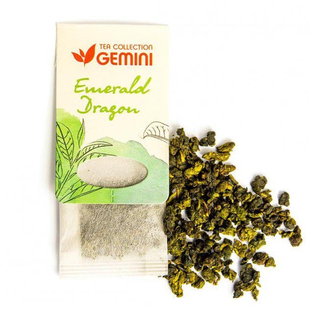 Чай зелений пакетований Gemini Tea Collection Emerald Dragon 15 пакетиків (4820156430195) Чай зелений пакетований Gemini Tea Collection Emerald Dragon 15 пакетиків (4820156430195)