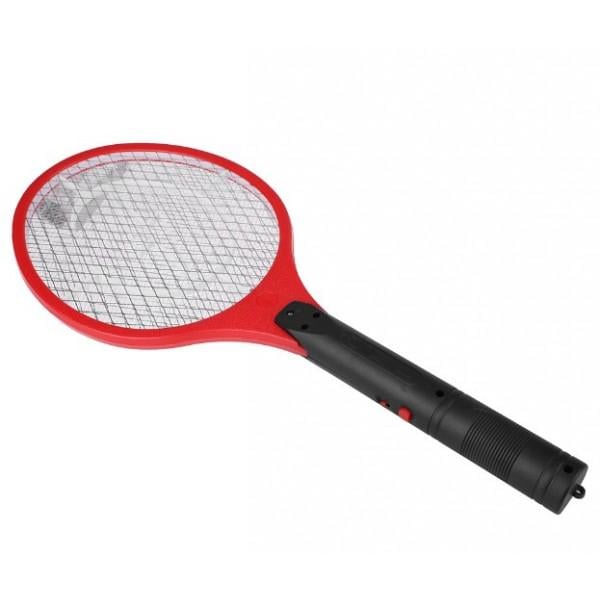 Электромухобойка Rechargeable Mosquito-hitting Swatter на аккумуляторе Красный (8701)