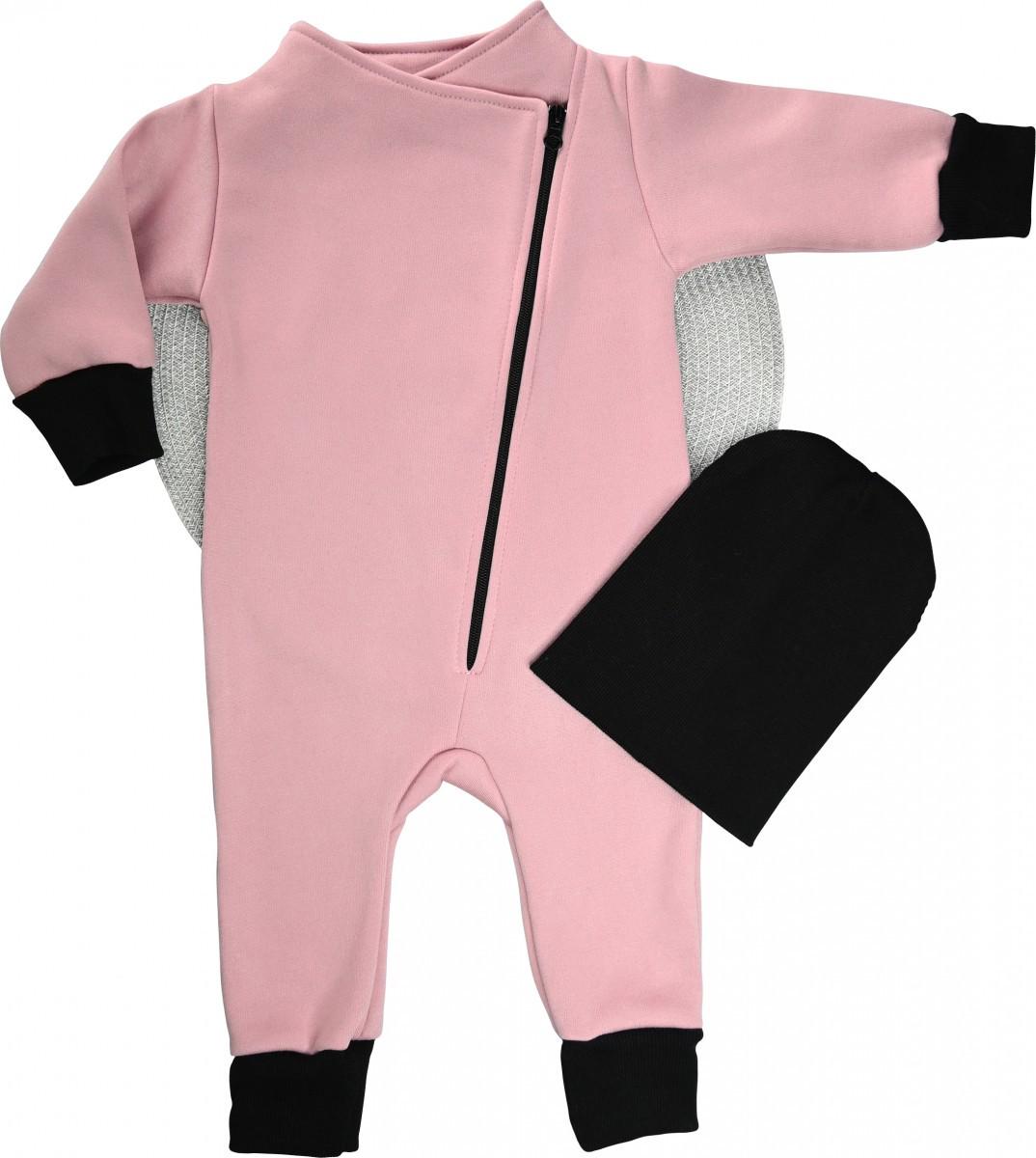 Комбинезон и шапочка Dexter's D2144-1 демисезонные 98 см Розовый