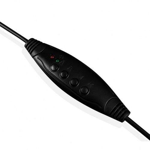 Наушники с микрофоном Modecom MC-219U USB 97 дБ 1,8 м Black (564088) - фото 4