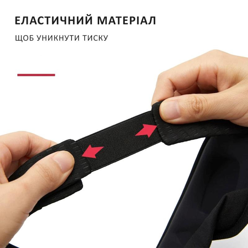 Маска для сна 3D Черный (7541) - фото 4