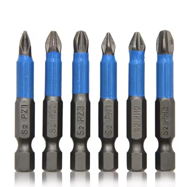 Набір насадок для шурупокрута викрутка/біта 6 шт. (NN-6)