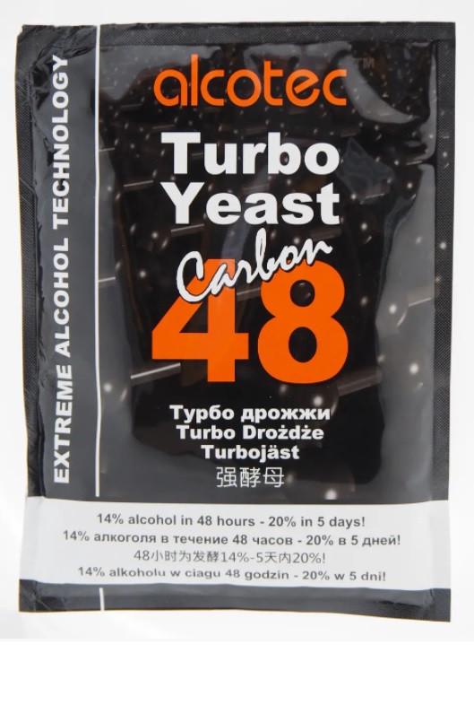 Дрожжи с активированным углем Turbo Alcotec Carbon 48 175 г