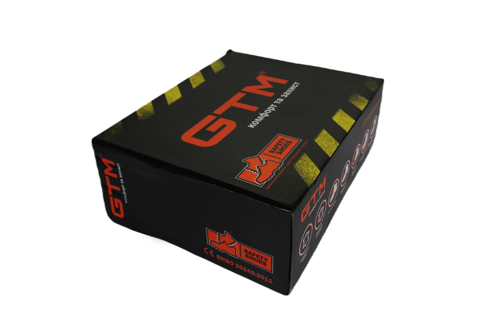 Черевики робочі композитним носком шкіра S1P SRC р. 45 Коричневий (gtm_870511) - фото 5