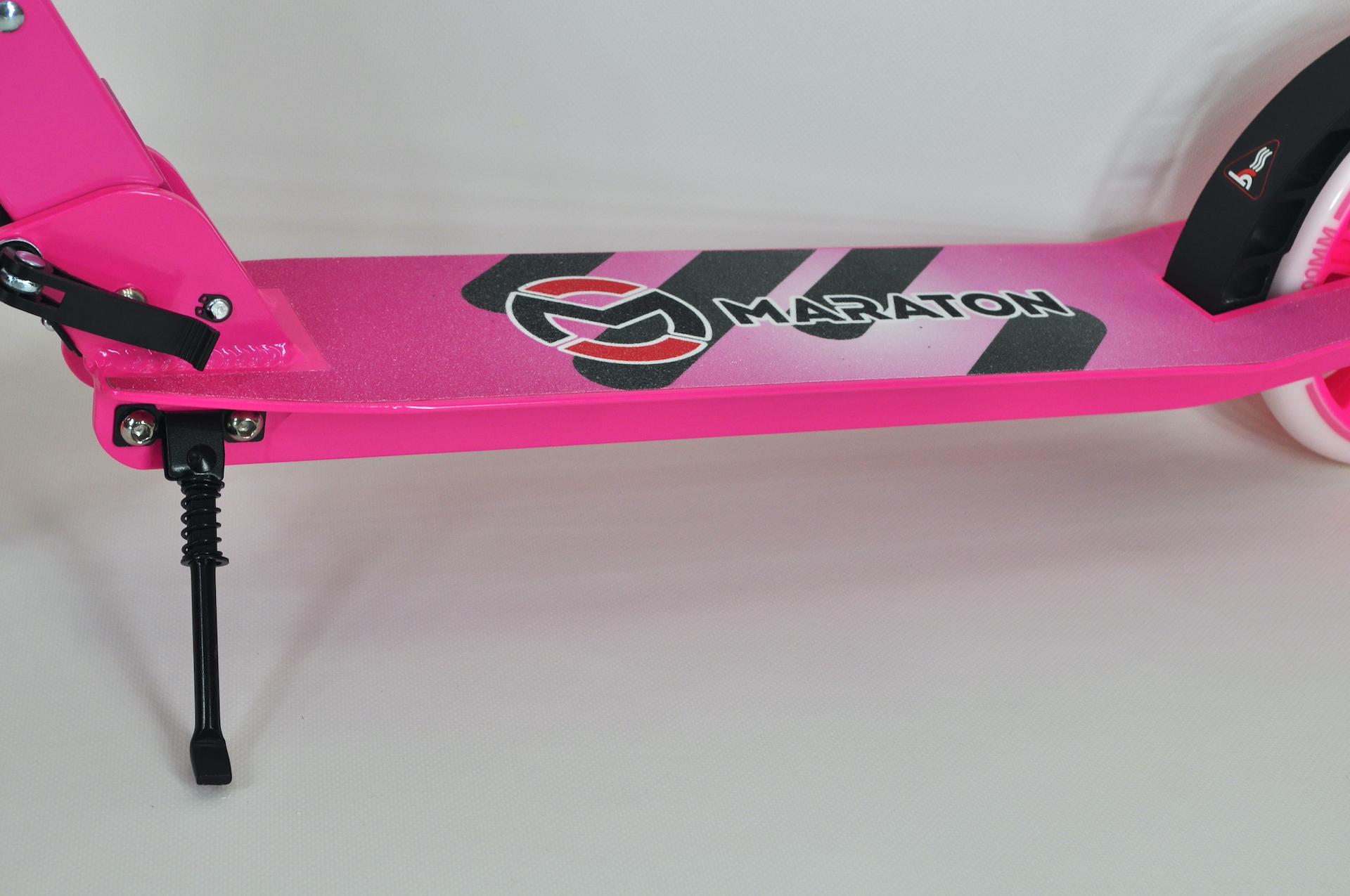 Самокат Maraton Comfort двоколісний з підногою і ременем Рожевий - фото 7 Самокат Maraton Comfort двоколісний з підногою і ременем Рожевий - фото 7
