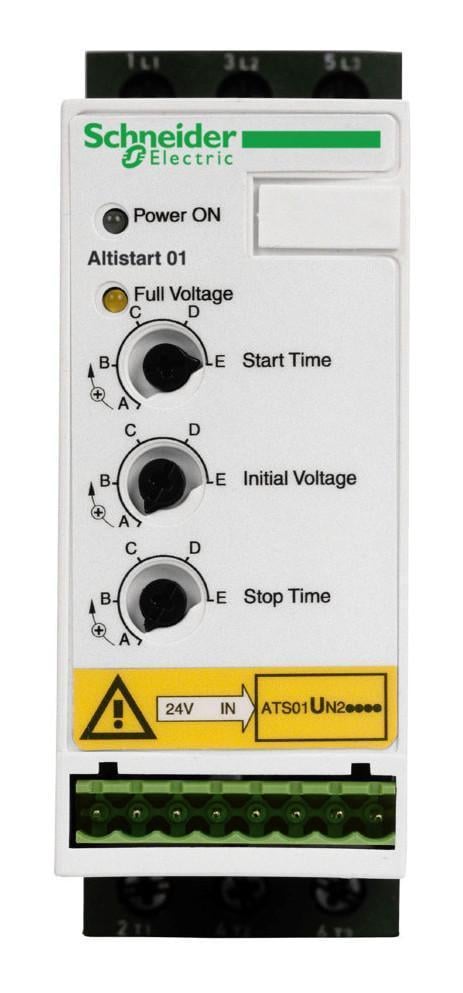 Пристрій плавного пуску Schneider Electric ATS01 3Ф 9А 4 кВт 400 В (ATSU01N209LT)