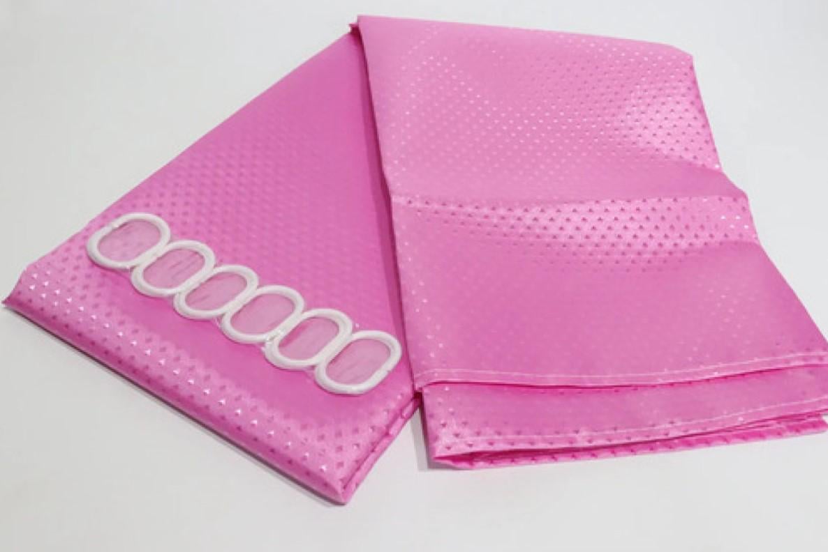 Штора для ванной Chaoya текстильная 180х180 см Рожевий (AWN-00459) Штора для ванной Chaoya текстильная 180х180 см Рожевий (AWN-00459)