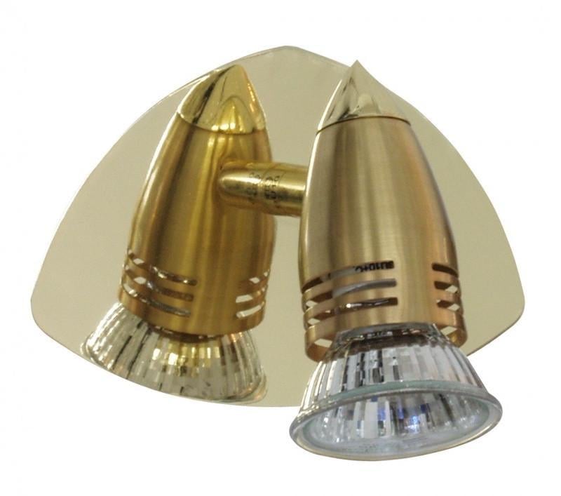 Светильник настенный накладной спот Brille HTL-25/1 Brass matt/Polished brass 176088