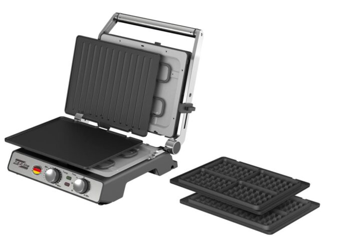Гриль контактный ZepLine ZP-809 с сменными пластинами 3500W 2в1 (ML-04227)