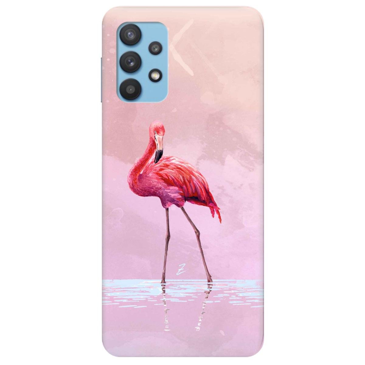 Силиконовый чехол Zorrov для Samsung Galaxy A32 - Flamingo (15500040065121593)